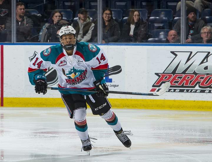 Kelowna Rockets forward Trevor Wong