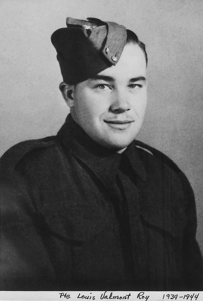 Pte. Louis Valmont Roy died on the night of D-Day. It is believed that his actions during a gunfight saved his regiment from a German attack.