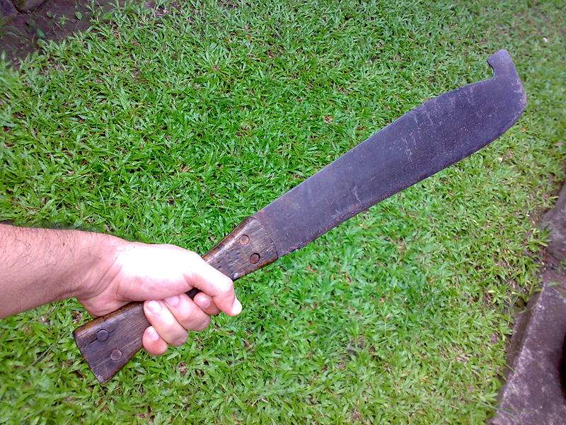 A machete.
