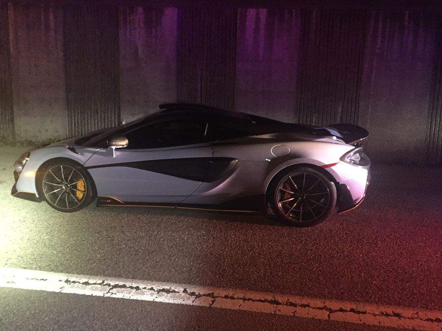 Police impounded the vehicle for seven days and gave the driver a ticket for excessive speeding.