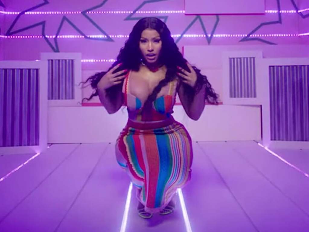 Nicki Minaj in the single music video for her latest single, ‘Megatron,’ which was released on June 21, 2019.