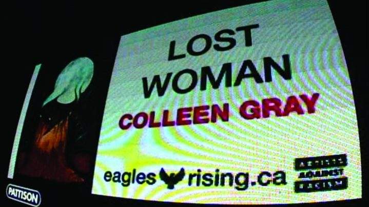 Lost Woman on display in Ottawa.