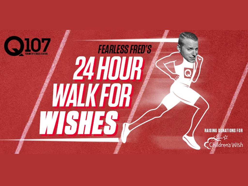 The 2019 poster for Fearless Fred’s annual 24-hour walk for the Children’s Wish Foundation.