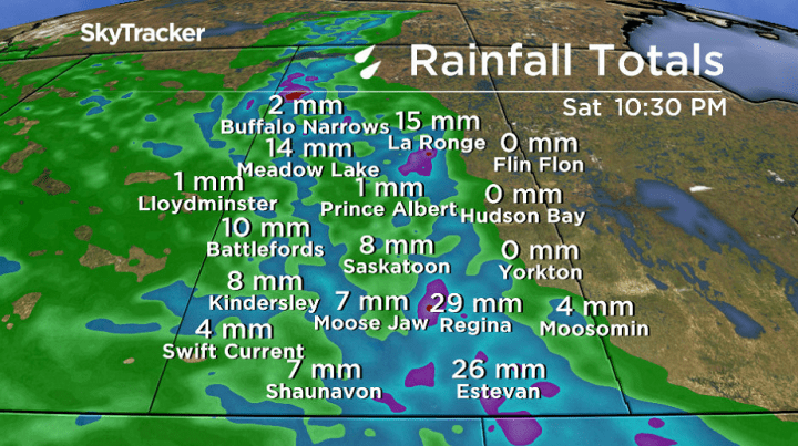 Rainfall amounts will be highly variable, but anywhere between 5 and 30 millimetres of rain is possible this weekend.