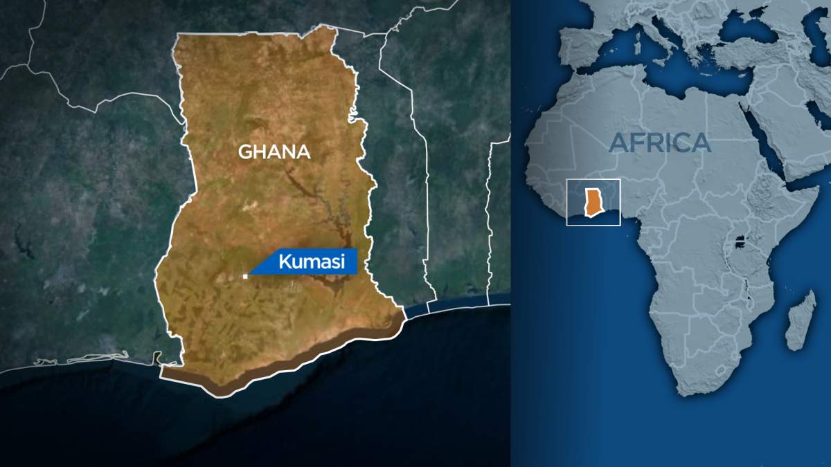 The women were reportedly taken from a golf club in the city of Kumasi .