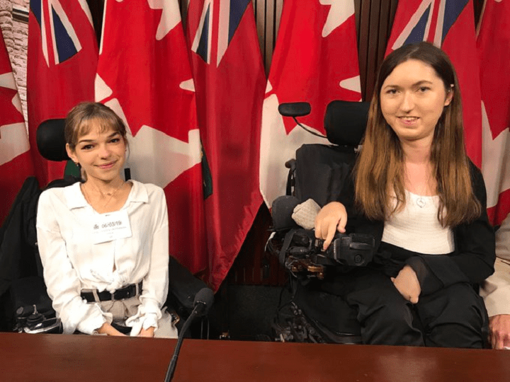 Rebecca Van Fraassen (left) has been approved for Spinraza coverage, her family says. Tori Lacey (right) is still looking to be approved.