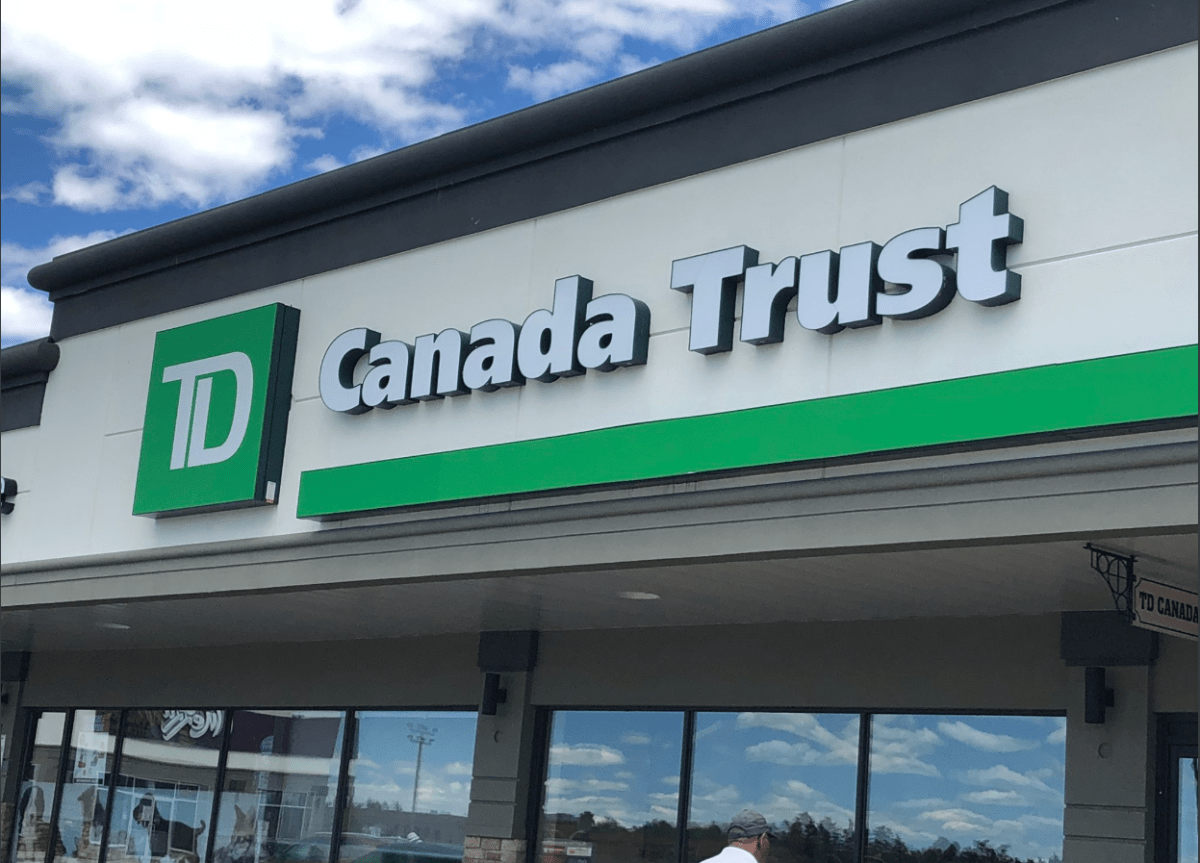 TD Canada Trust on Lacewood Drive.