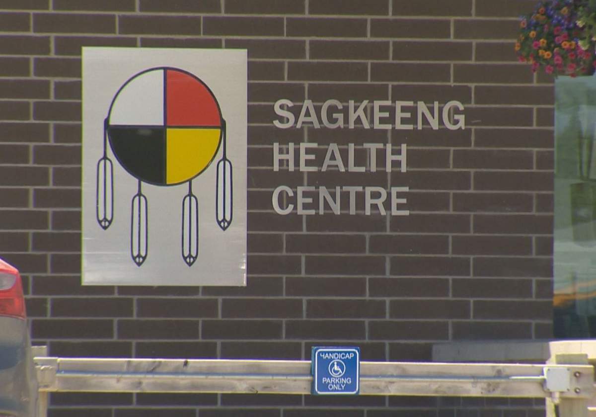 The health centre in Sagkeeng First Nation.
