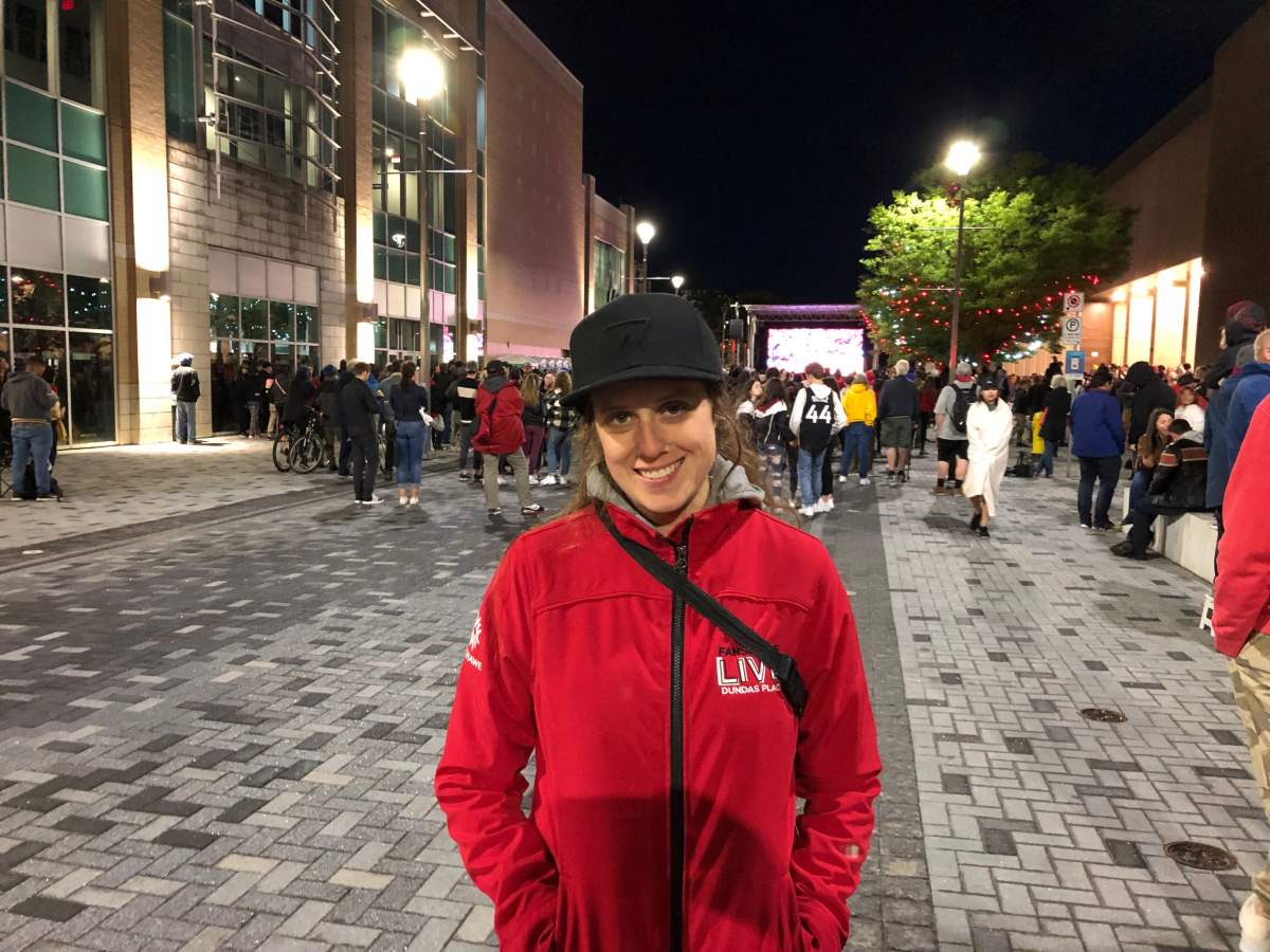 Manager for Dundas Place Savanah Sewell.