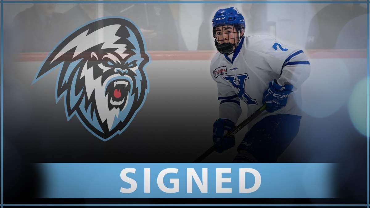 Winnipeg ICE sign Matthew Savoie - image