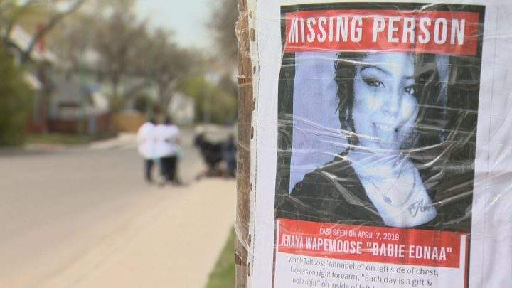 The Regina Police Service said the disappearance of Jenaya Wapemoose is suspicious based on evidence gathered in the investigation.