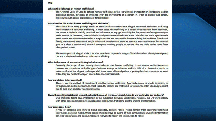 To clarify the information surrounding the topic of human trafficking and abductions, SPS has prepared the following FAQ.