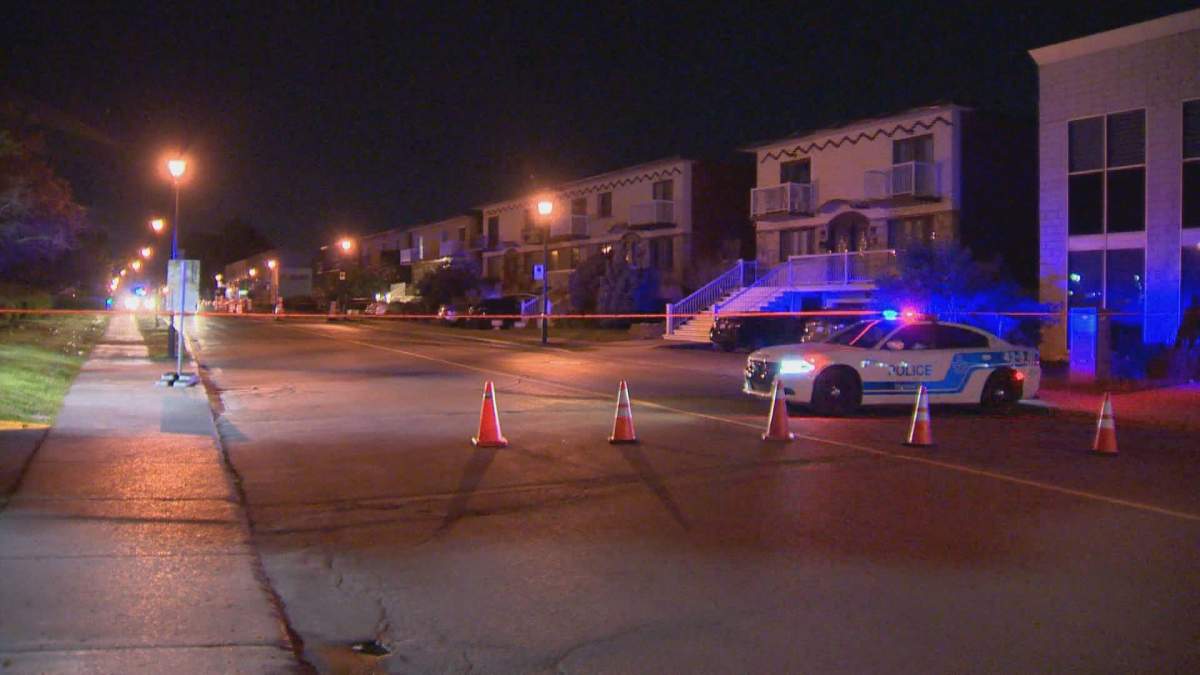 Police were called to Jarry Street East near Langelier Boulevard in Saint Leonard after residents heard gunshots Friday morning.