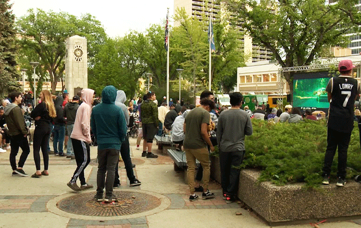 Downtown Saskatoon is inviting fans to rally behind the Toronto Raptors during Game 6 of the NBA Finals at a viewing party in civic square on Thursday.
