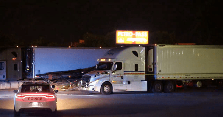 Durham police on scene investigating after officers say a man died after being run over by a truck late Sunday.