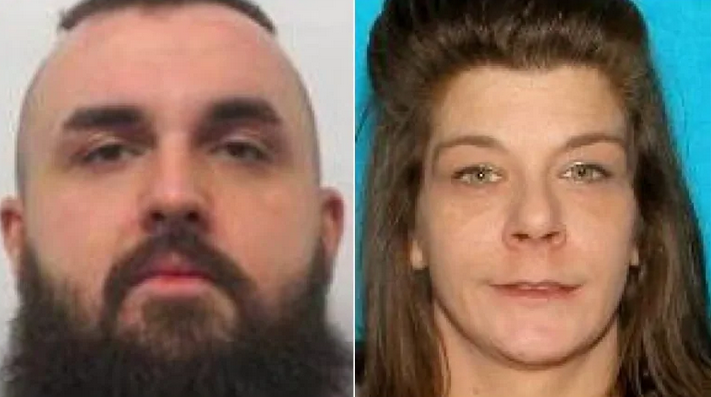 Morgan MacDonald, (left) and Sarah Bigford (right) are unlawfully at large. 