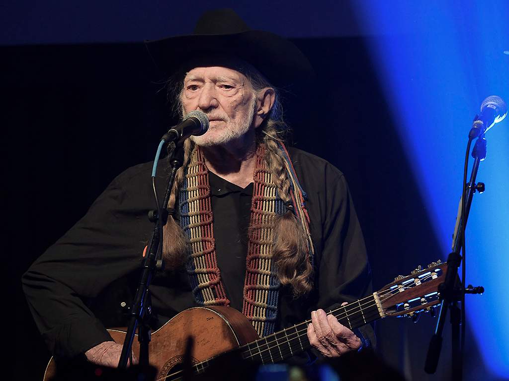 Willie Nelson performs at the Producers & Engineers Wing 12th Annual Grammy Week Celebration at the Village Studio in Los Angeles on Feb. 6, 2019.