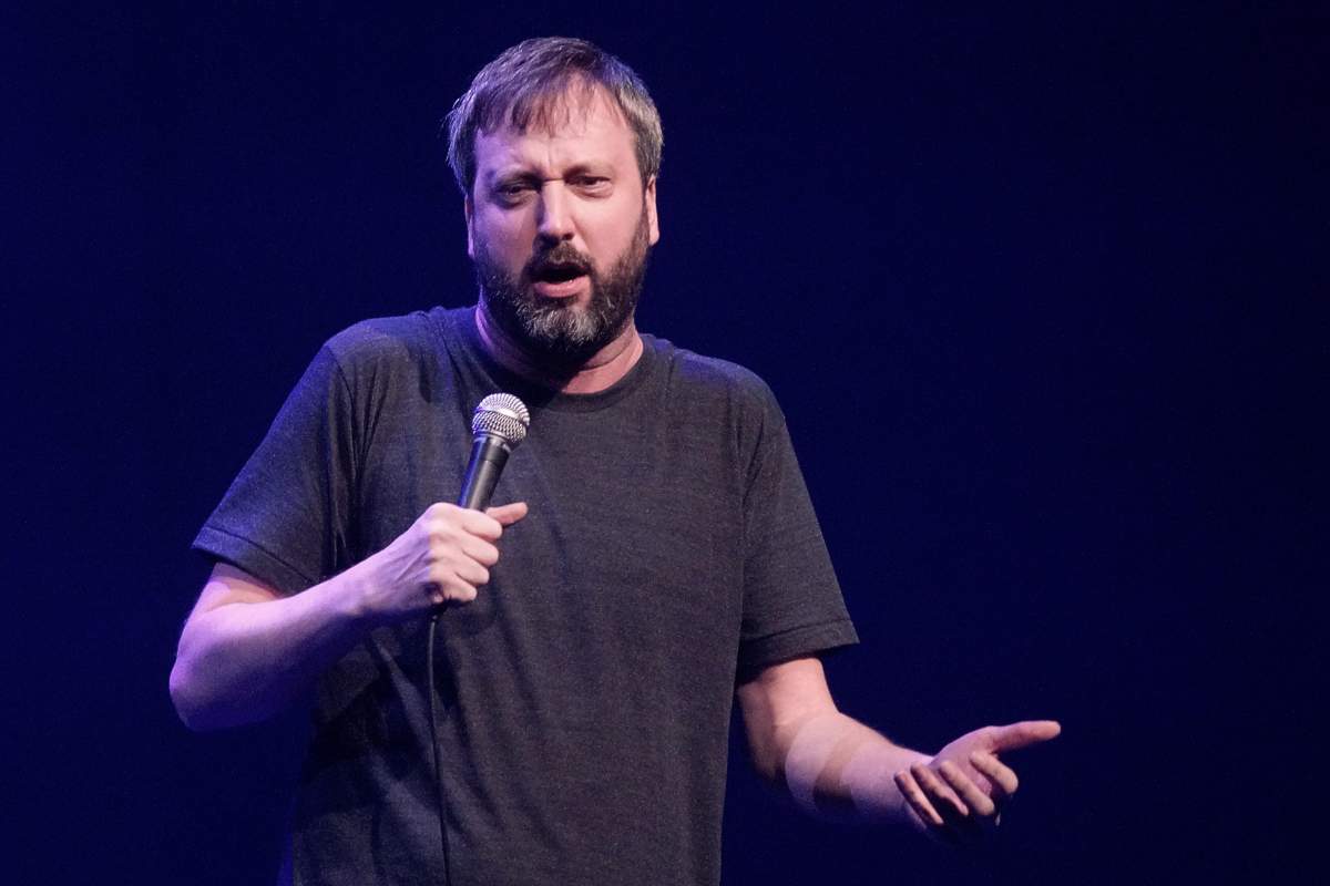 Stand-up comedian Tom Green performing at the Salle Andre-Mathieu in Laval, Que., Mar. 7, 2016. 
