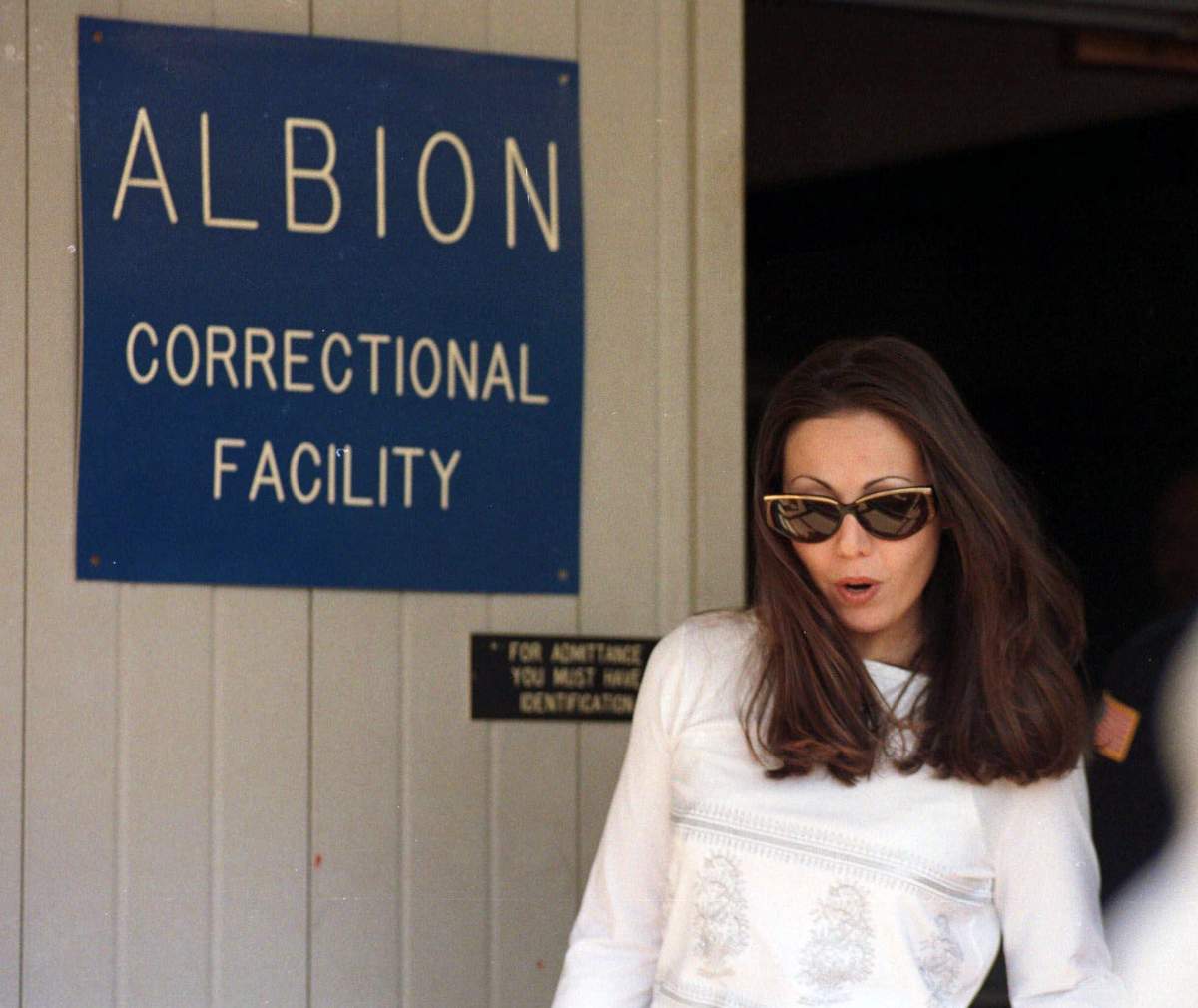 Amy Fisher — the so-called "Long Island Lolita" — walks out of the Albion Corrections Facility processing centre on Monday, May 10, 1999, in Albion, N.Y.