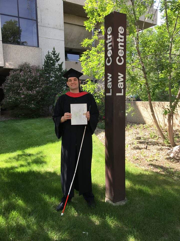 Wade Brown graduated from the University of Alberta Faculty of Law in 2016.