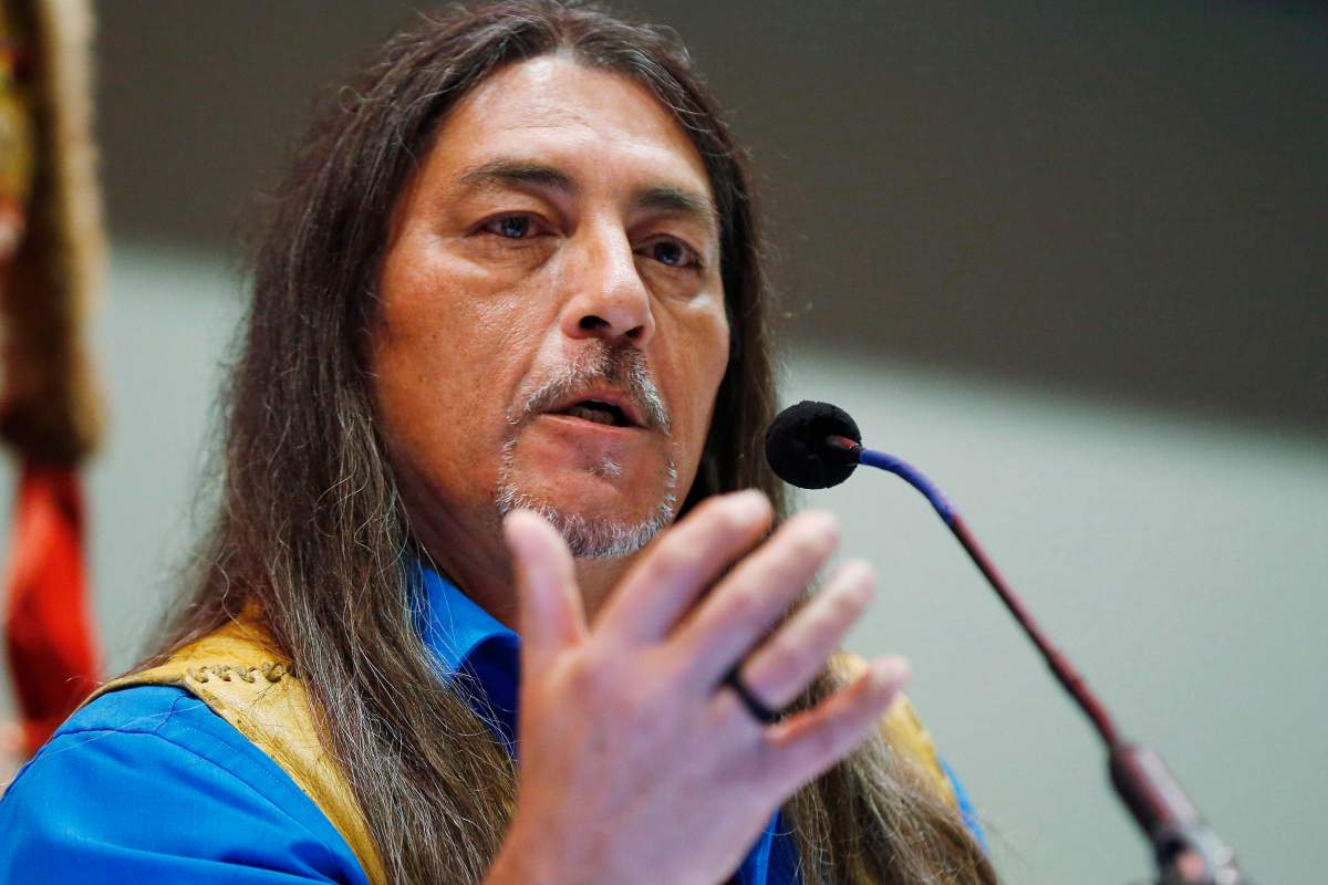 Grand Chief Serge Simon, Mohawk Council of Kanesatake, says it wasn't his place to make such remarks.