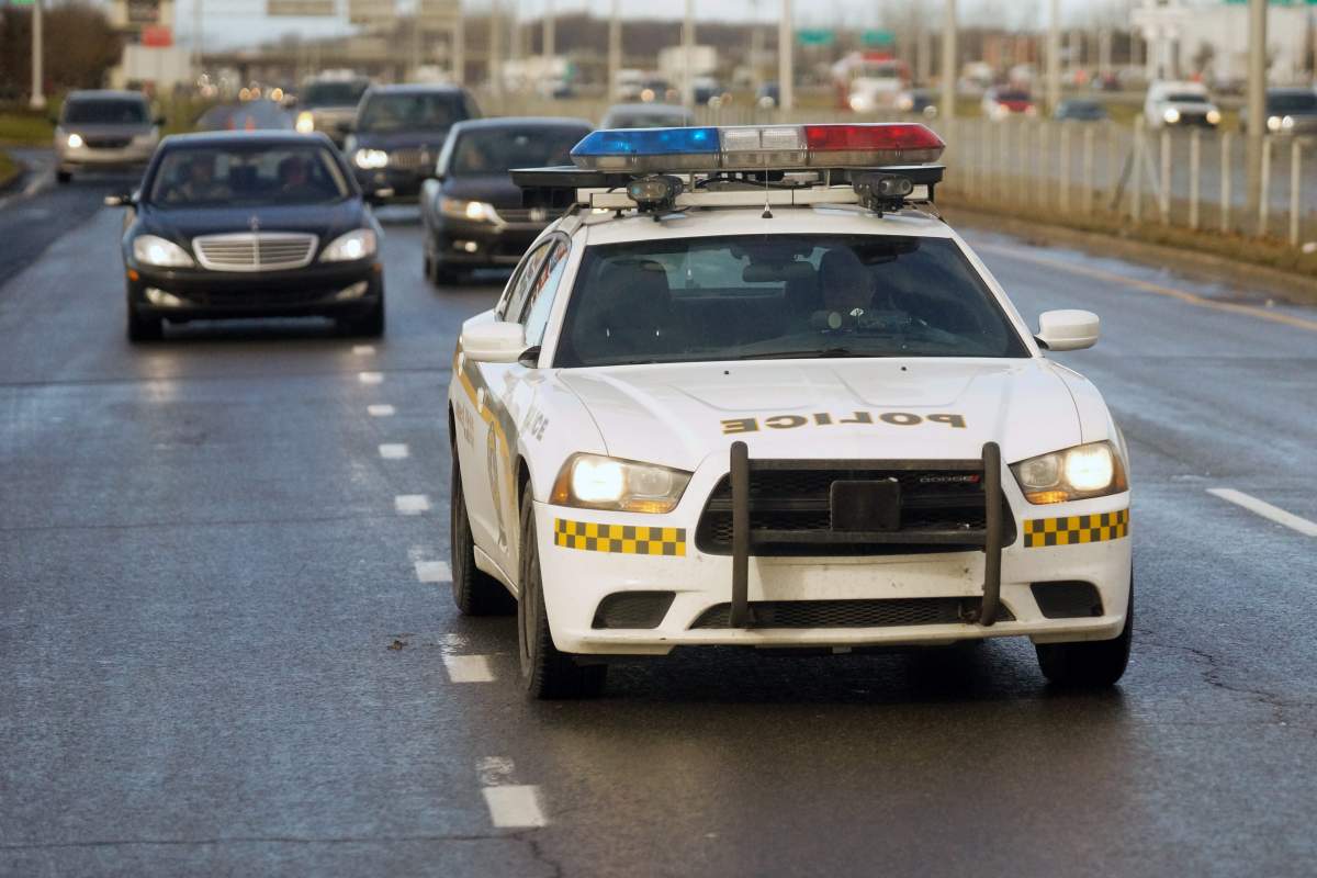 An SQ patrol car in Laval, Que., in this file photo.