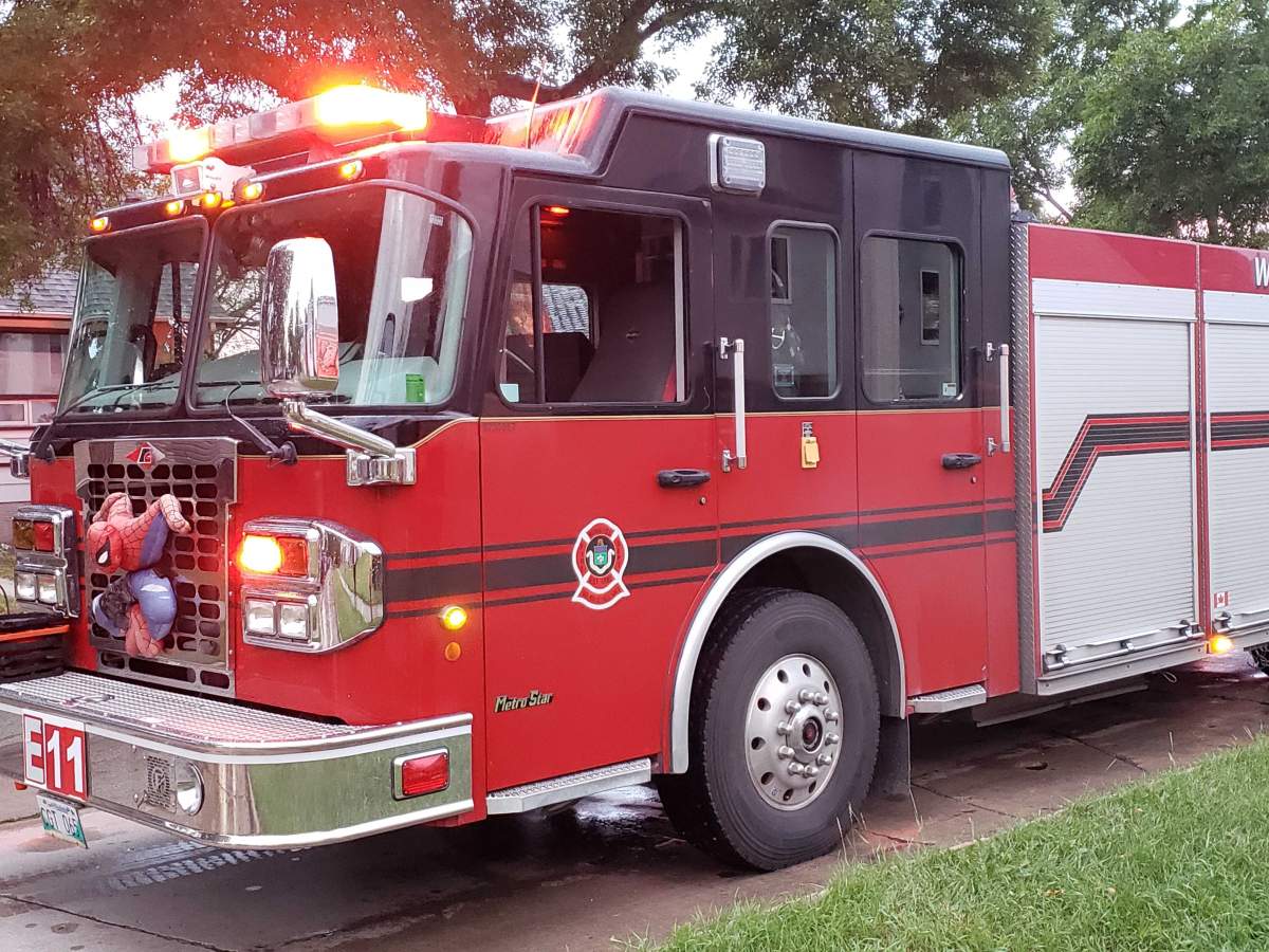 A Winnipeg fire truck.