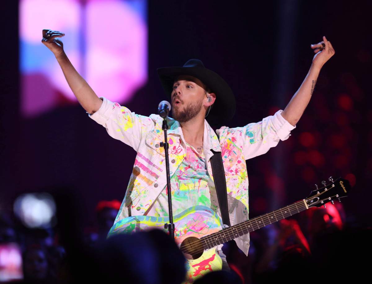 Brett Kissel performs at the Canadian Country Music Awards in Hamilton, Ont., in 2018.