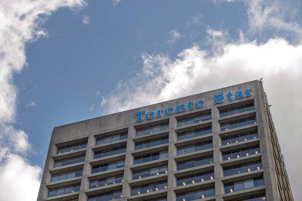 FILE: The Toronto Star building is shown in Toronto on June 8, 2016.