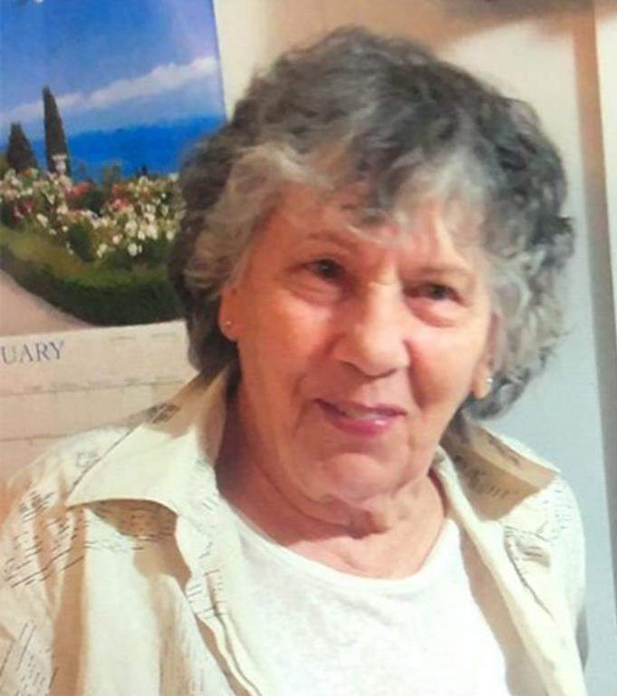 Mary Byman is seen in this undated police handout photo from their Twitter page. An 84-year-old woman is recovering in hospital after spending four night lost in the southeastern Manitoba woods. Mary Byman was picking blueberries with her friend near Menisino when she disappeared. She was reported missing Wednesday and, since then, volunteers and authorities had scoured the dense brush for Byman for any sign of her.