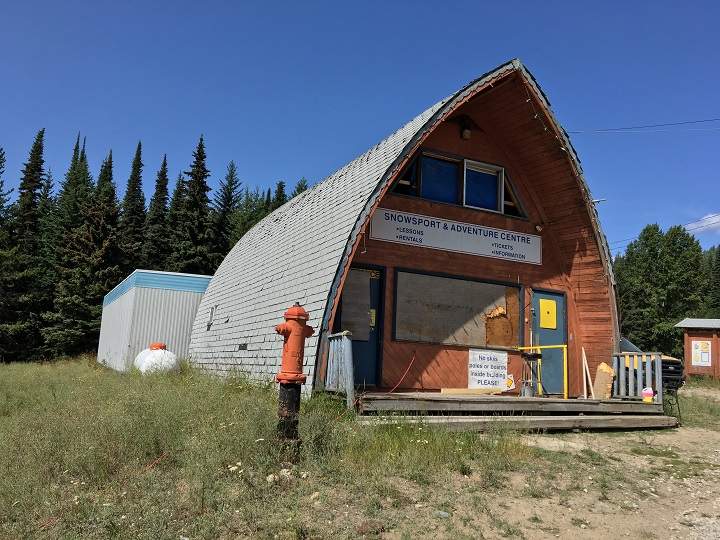 Another view of the currently vacant ski resort.