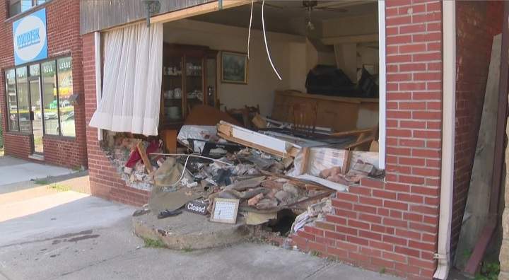 Police said the two men appeared to be impaired when officers apprehended them following the crash.