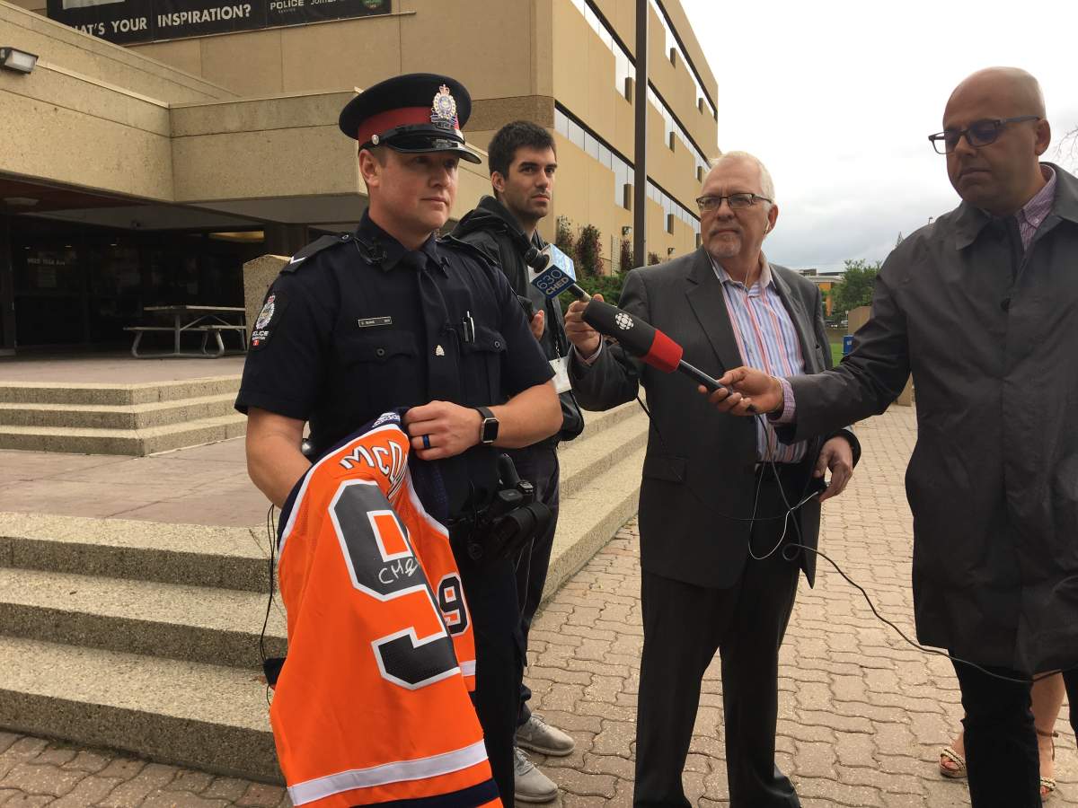 Edmonton police believe there may be people who have bought Edmonton Oilers jerseys with fake Connor McDavid signatures. Thursday, July 18, 2019.