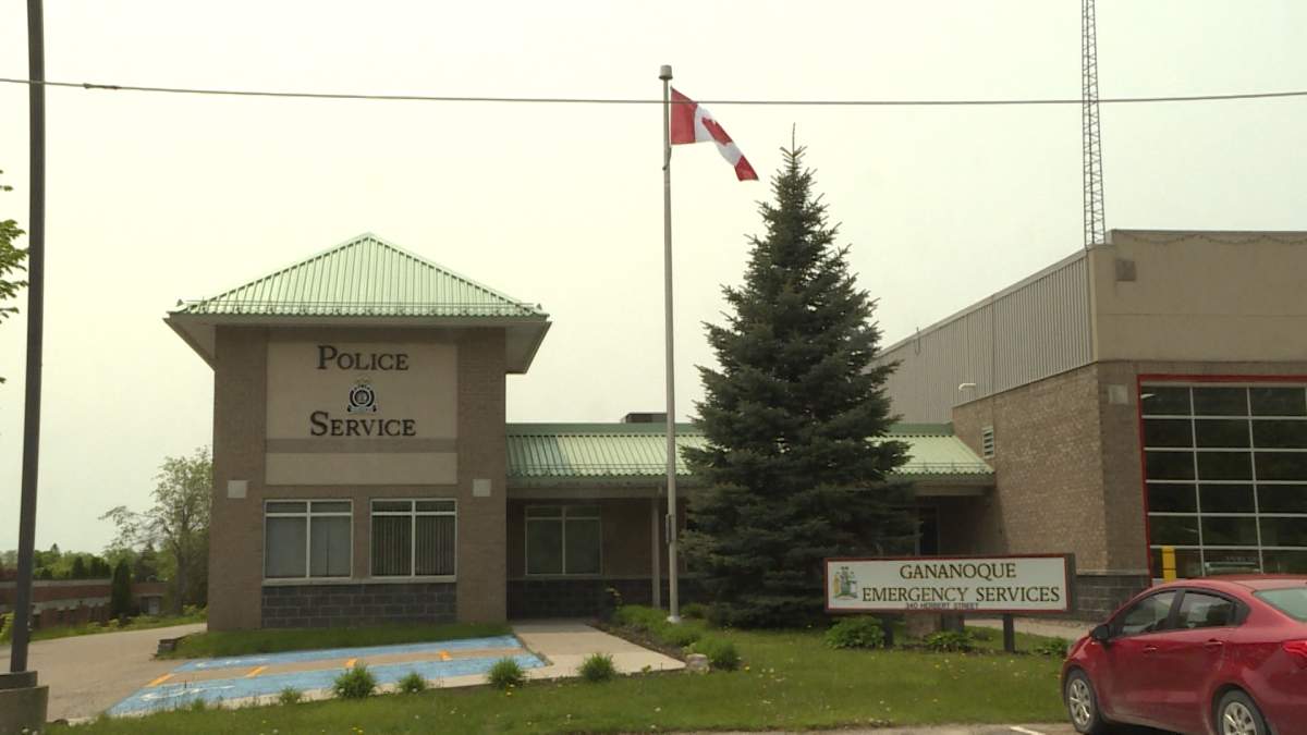 Gananoque police are looking for more information after remains of a wild animal were left outside a local home last week.
