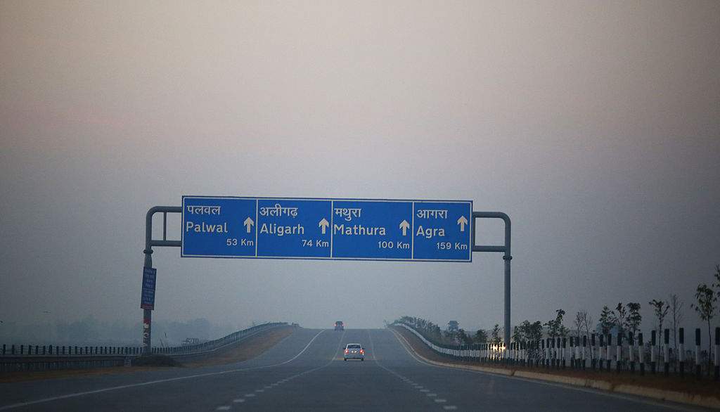 A state government spokesman said the crash occurred on Yamuna Expressway early Monday near Agra in Uttar Pradesh state.