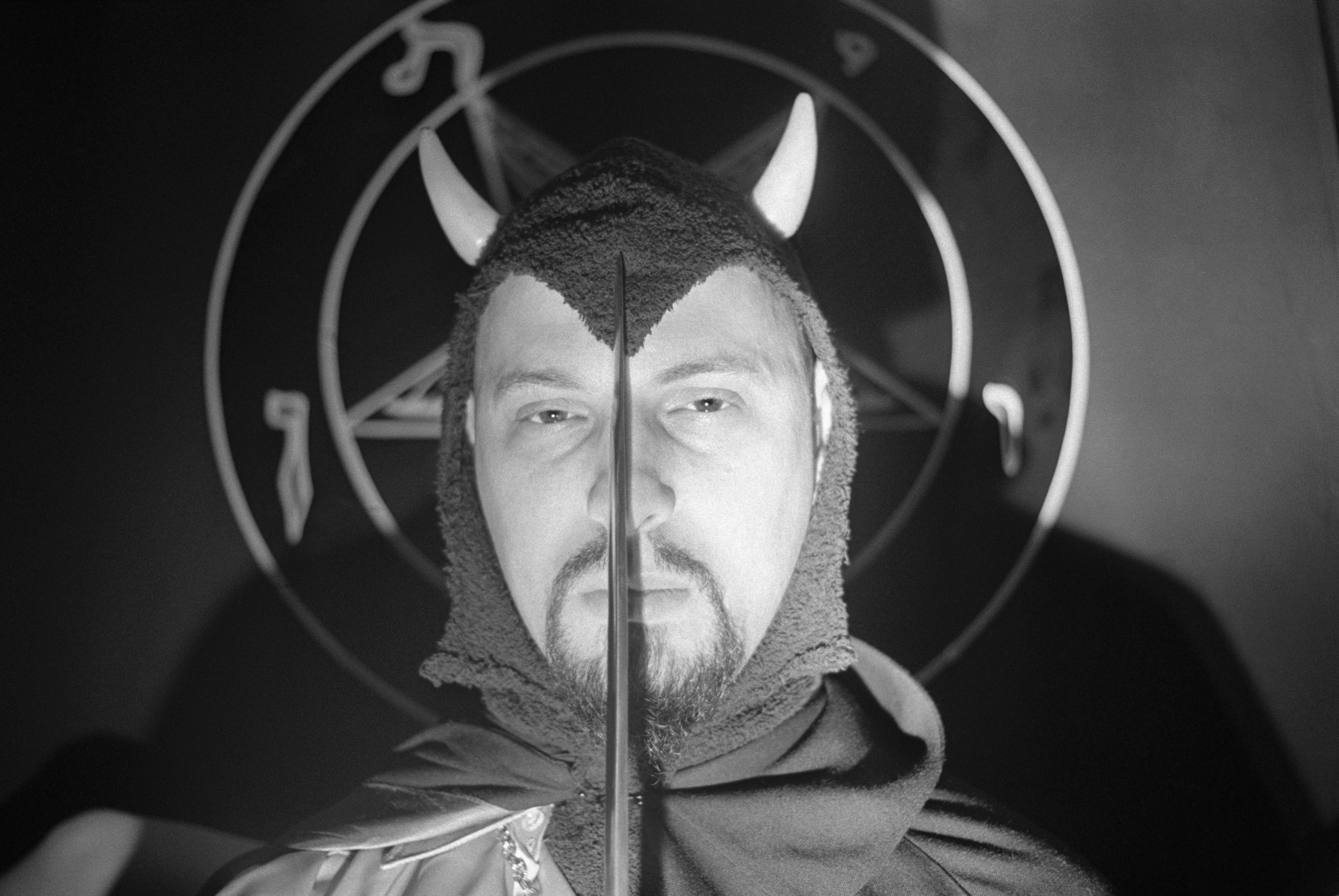 Church of Satan founder Anton LaVey in costume. March 4, 1967.