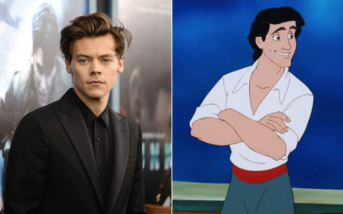(L-R): Harry Styles and Prince Eric.
