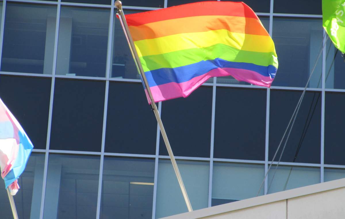 Hamilton Mayor Fred Eisenberger met with members of the 2SLGBTQ+  community on Friday at City Hall.