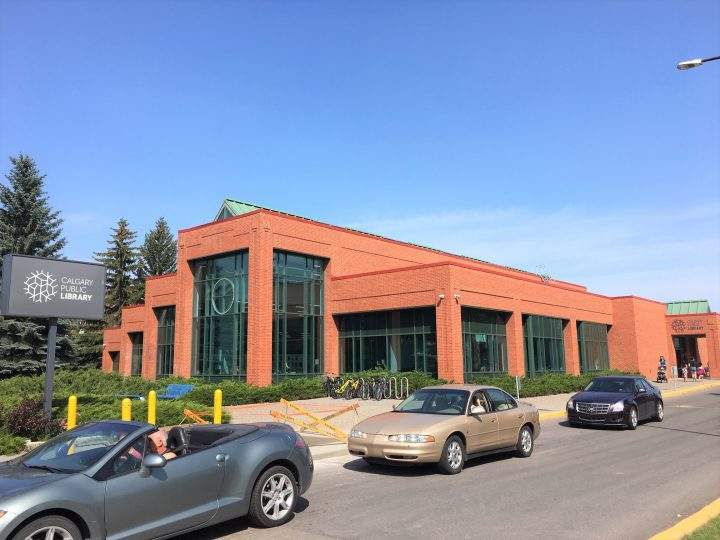 Nose Hill Library on Northmount Drive N.W. is located in the community of Brentwood.