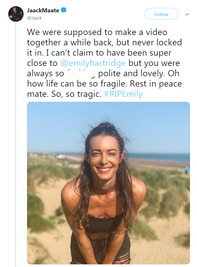 Emily Hartridge, YouTube star, dies in scooter accident at 35 - image