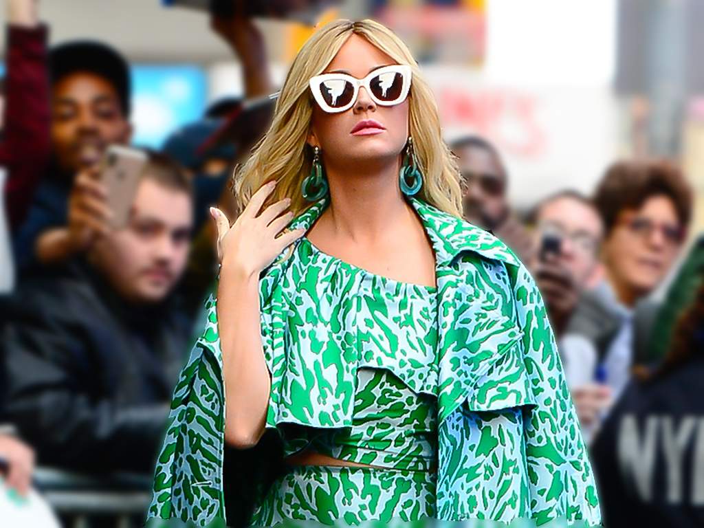 Katy Perry is seen on May 8, 2019 in New York City.