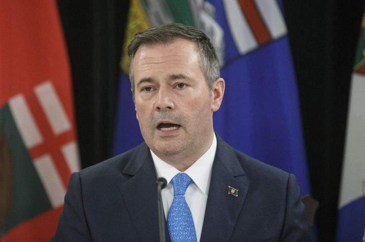 A file photo of Alberta premier Jason Kenney. 