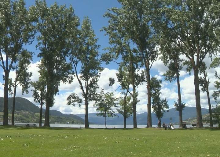 The City of Vernon had issued a water quality advisory for Kin Beach on Okanagan Lake saying swimming was not recommended.