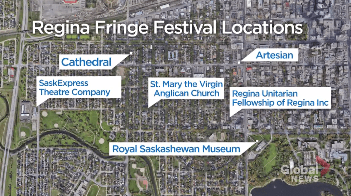 2019 Regina Fringe Festival Venues
