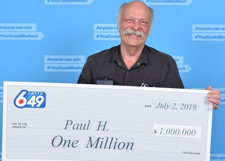 Paul Hutchen of Lumby matched all 10 numbers to win $1 million in the Lotto 6/49 draw on June 29.