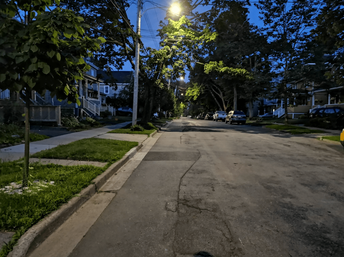 Police say the incident on Edinburgh Street happened just after 7 p.m.