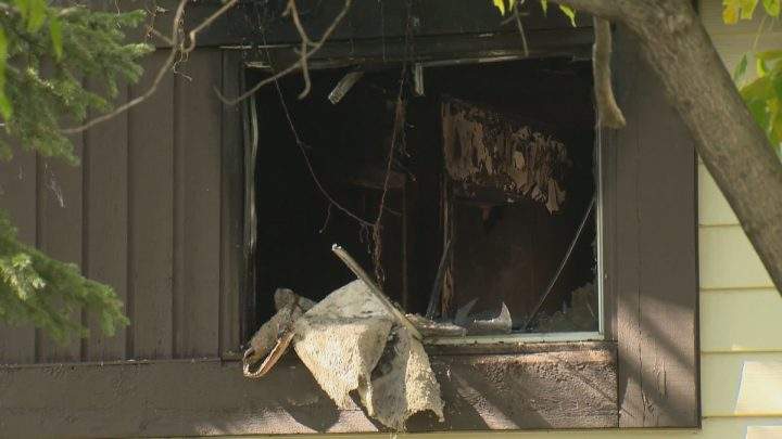 Crews responded to a bungalow fire on Berkley Crescent N.W. in Calgary on Tuesday before 4:30 p.m.