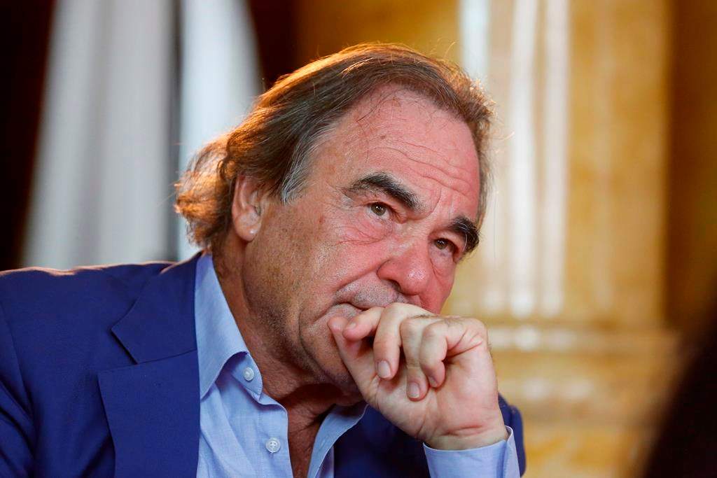 FILE – In this Aug. 15, 2017, file photo, Oliver Stone is shown in Sarajevo, Bosnia.  (AP Photo/Amel Emric, File)