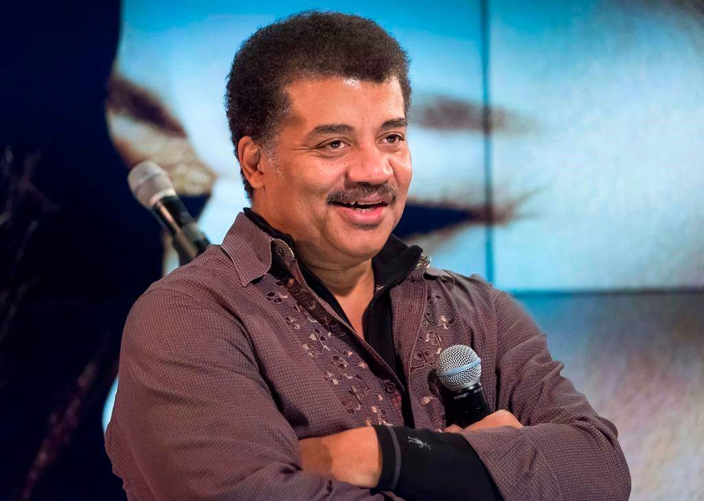Neil deGrasse Tyson attends a fan event celebrating the release Kelly Clarkson's album 'Meaning of Life' at YouTube Space New York in New York on Nov. 1, 2017.