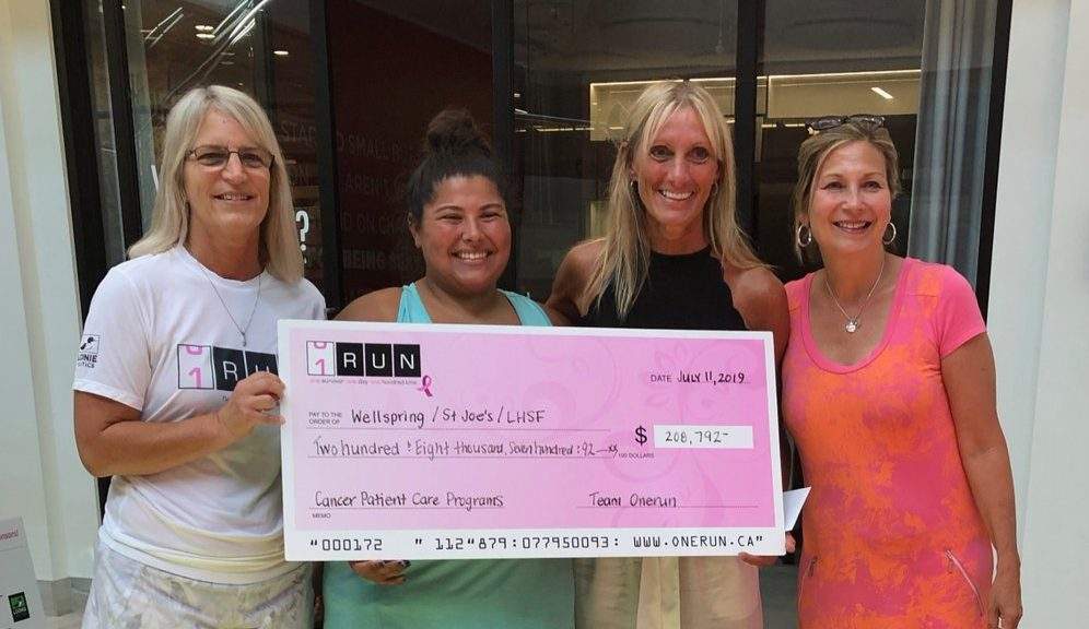 In its short, nine-year history, ONERUN has raised nearly $1.3 million for local cancer patient care programs.